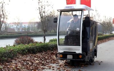 Small Driving Leaf Collection Vehicle BY-T5
